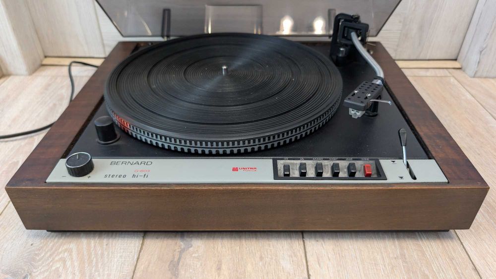 Gramofon Unitra Bernard G-603 ! IDEALNY STAN! Okazja ! Polecam ! Oryginał 78 ROK !