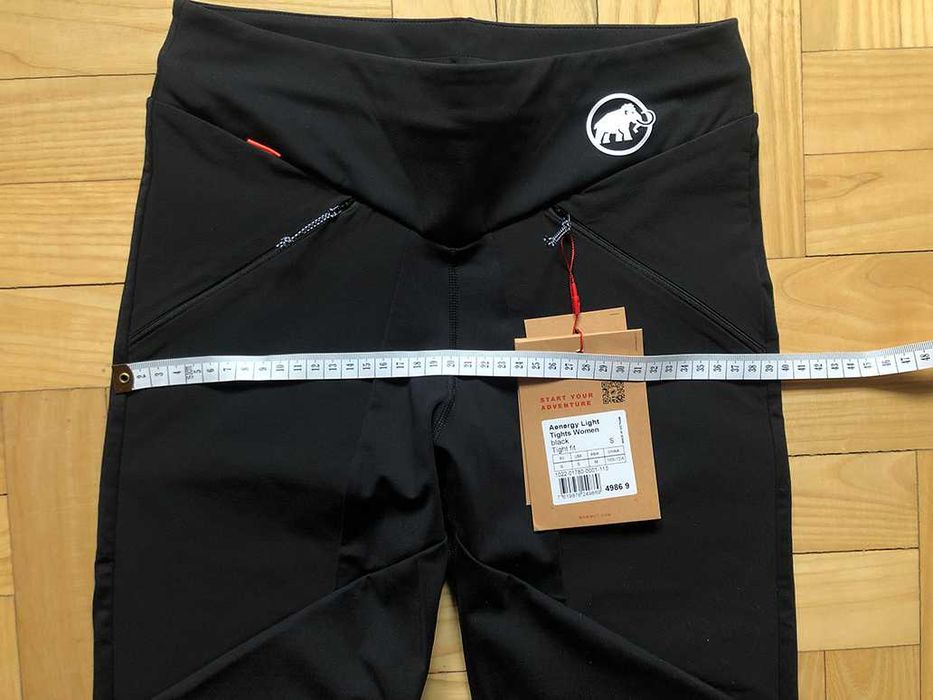 Legginsy damskie Mammut Aenergy Light Tights czarne - rozmiar S
