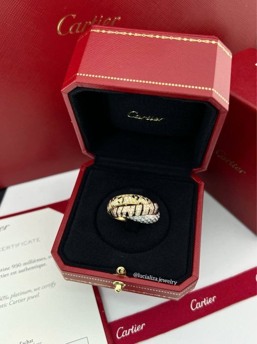 Кольцо в стиле Trinity  золото 750