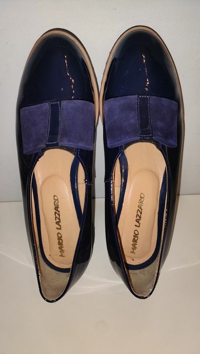 Lakierowane espadrle