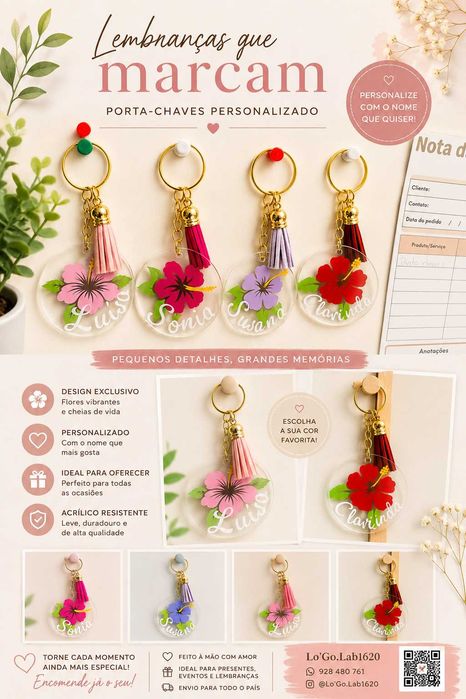 porta chaves personalizado