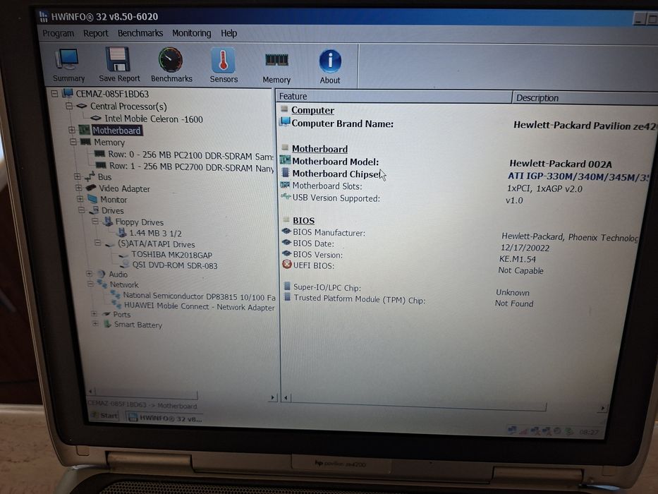 Hp Pavilion ze4204s