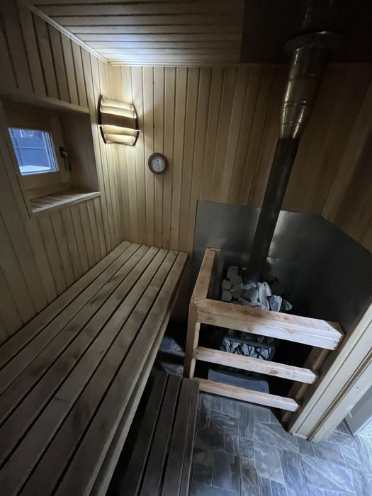 Баня с бассейном на Левобережном