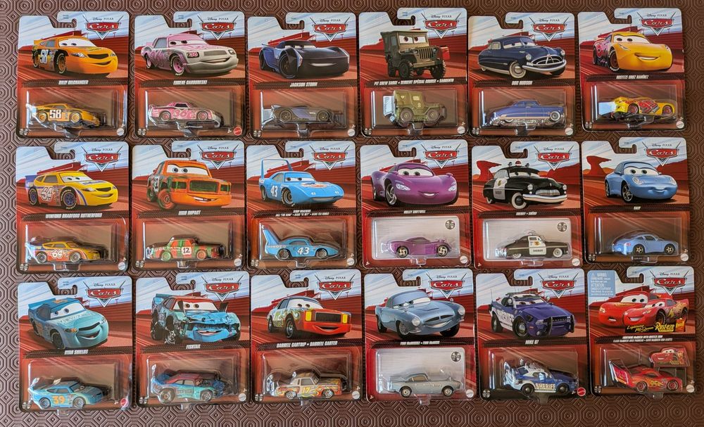 Carros Disney Cars Mattel novos em caixa