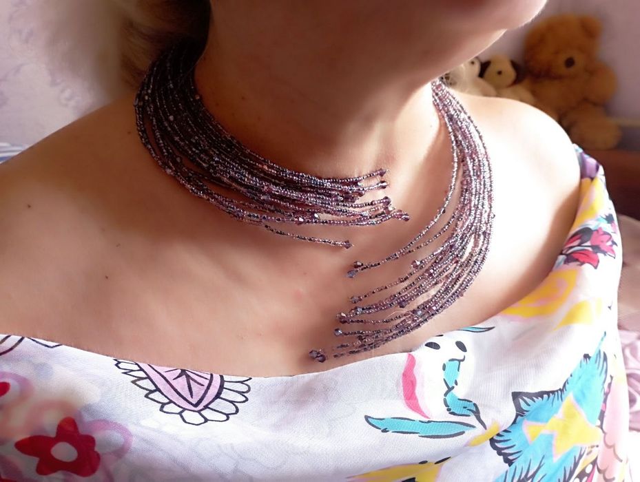 Колье" Лапи" ручної роботи