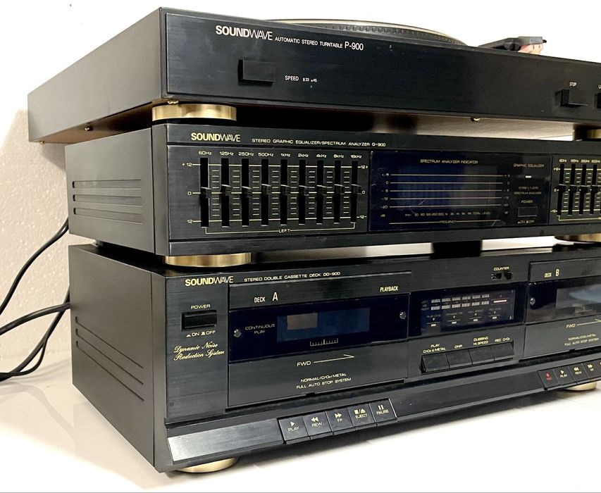 SOUNDWAVE Gramofon, Korektor, Magnetofon Audio HiFi Stereo Wieża