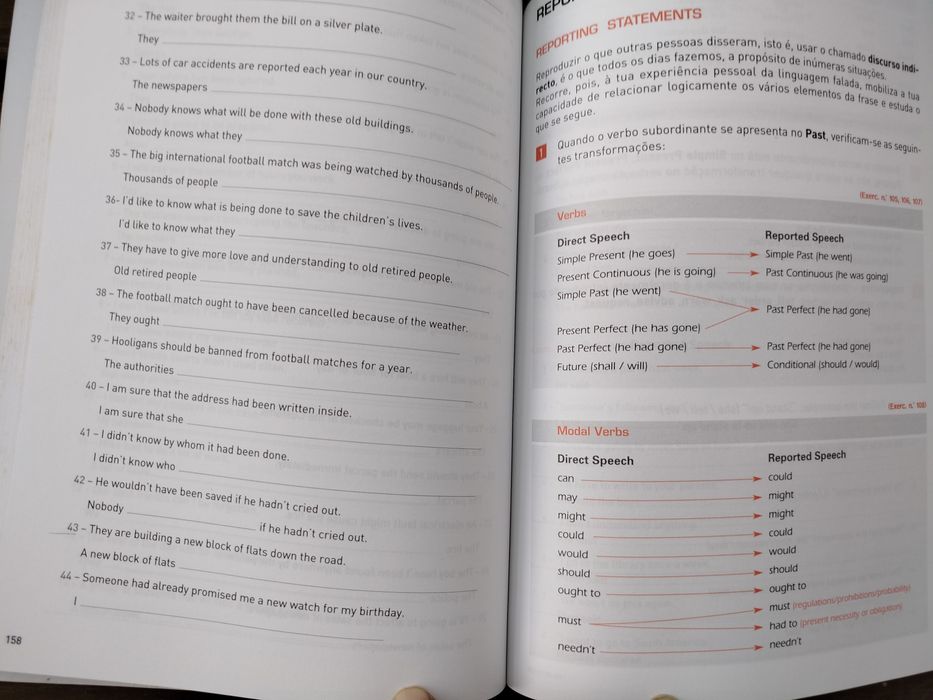 Gramática inglês Porto Editora Exercícios com Solucoes (7,8,9 anos)