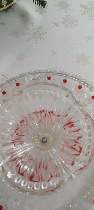 Patera tortownica klosz szkło