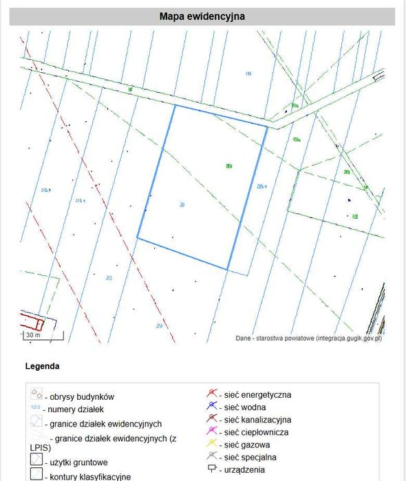 Działka rolna 0,76 ha – Łabunie, działka nr 211 – RIIIb/RIVa - Widok 3