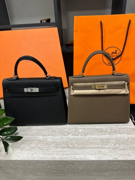 Сумка Hermes Kelly 28 шкіра Epsom повний комплект бутика сумка шкіряна премиум сегмент