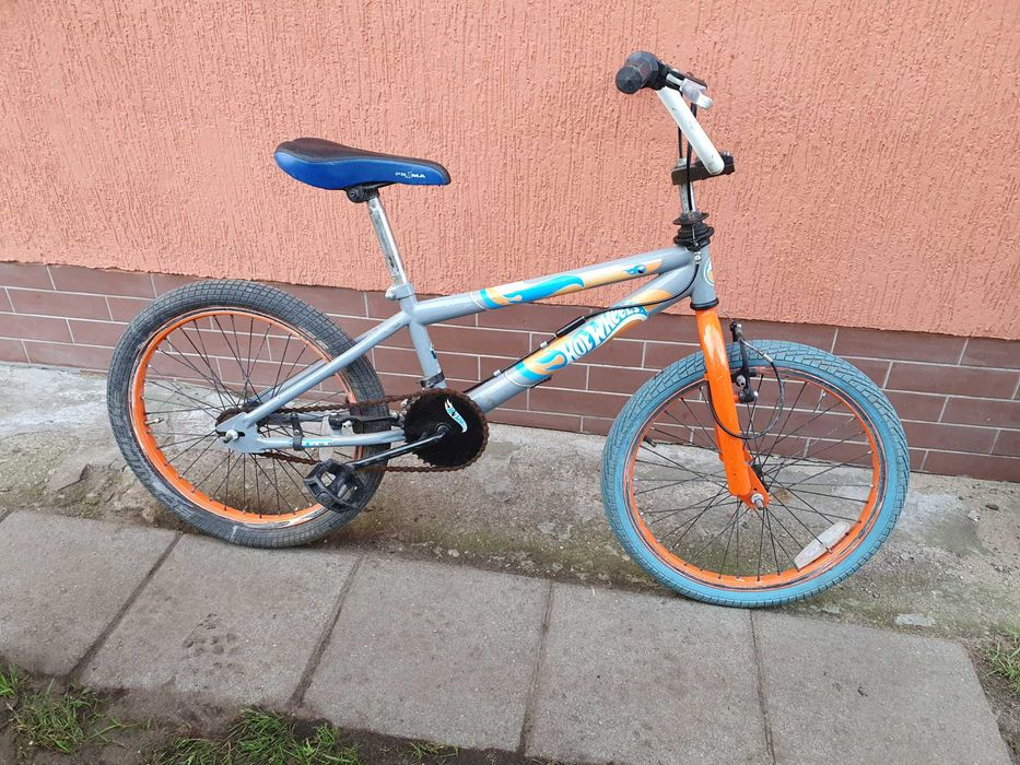 Rower BMX hot wheels koła 20 cali