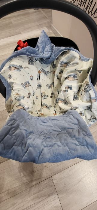 Kocyk do fotelika samochodowego la millou by Maja Hyży