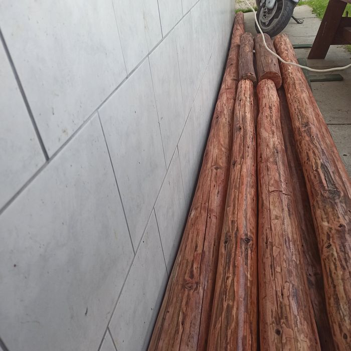 Sprzedam belki na hustawke malowane drewnochronem akacja jodła olcha