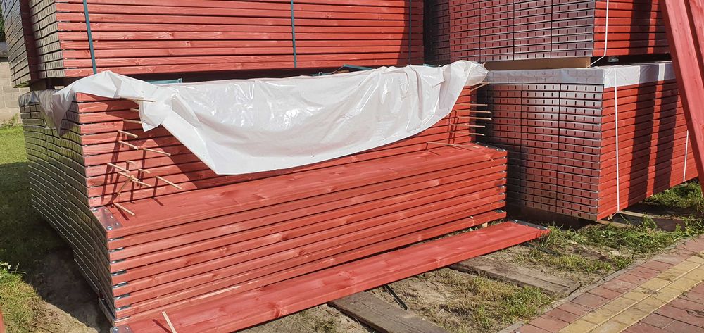 RUSZTOWANIE używane i nowe RUX Plettac podest drewniany solidny RUX