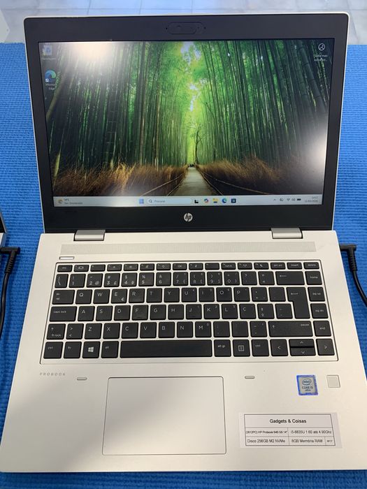 HP ProBook i5 | 8GB RAM | SSD 256GB | W 11 Pro | Portátil Profissional