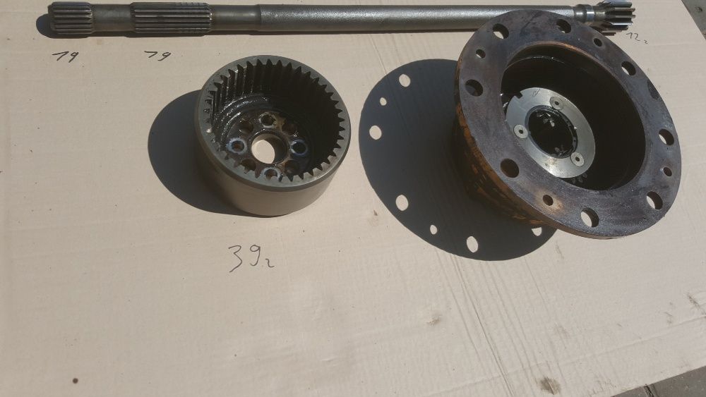 ładowarka zeppelin most clark hurth axle 172 spicer półoś 12 ahlmann