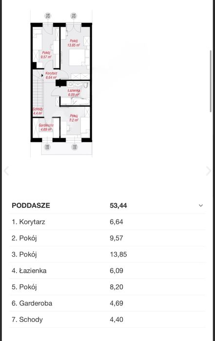 Dom jednorodzinny środkowy segment