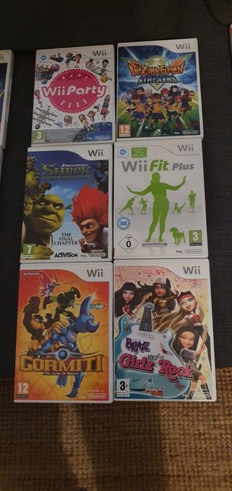 Vendo jogos da consola wii