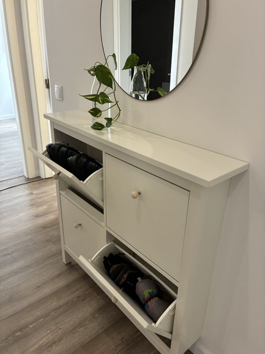 Sapateira branco perola