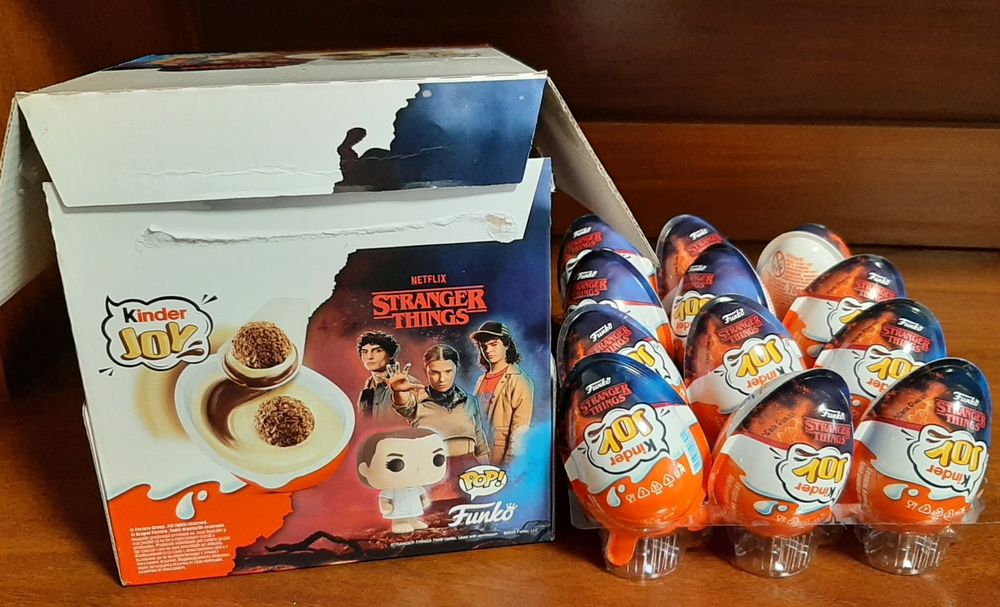 Яйце Киндер джой kinder joy stranger things очень странные дела