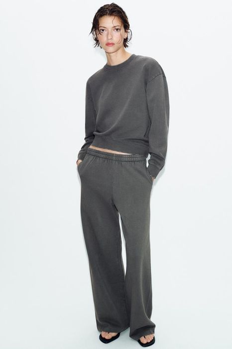 Костюм жіночий тринитка з ефектом прання Зара Zara M