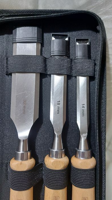 Набор стамесок 6 шт.деревянные рукоятки Parkside