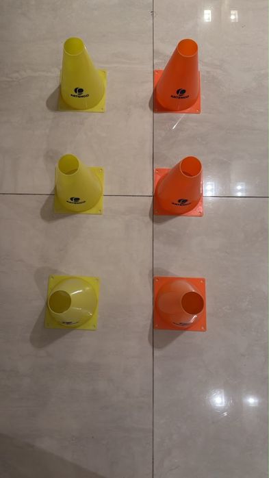 6 cones de treino