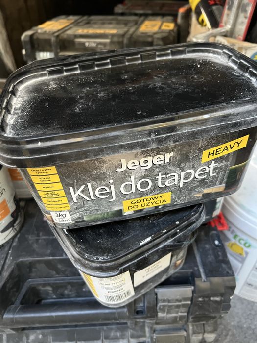 Flugger/ Jeger klej do tampet, lakier ochronny protector