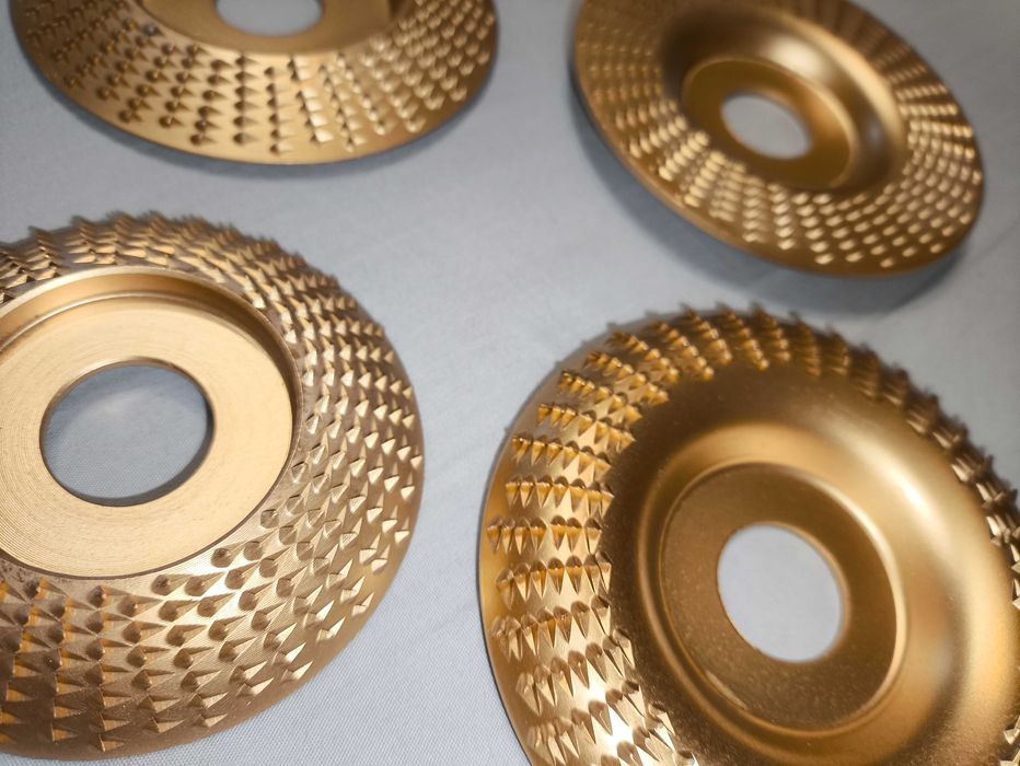 4 Sztuki Tarcza do Szlifowania do DREWNA 100mm 22,2 Frez Tarnik Ściern