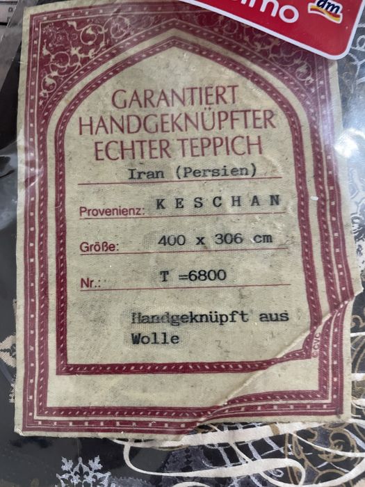 Dywan Perski ręcznie tkany wełniany keschan