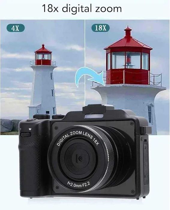 Цифровий фотоапарат 80 MP 5k 64 гб 18 кратний зум