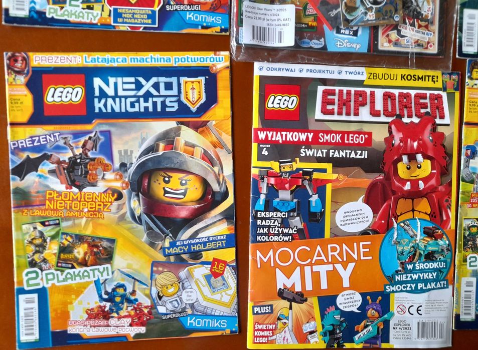 Magazyny Lego Nexo,  Chima, Explorer