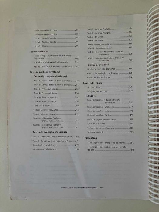 Português - Caderno de Apoio ao Professor