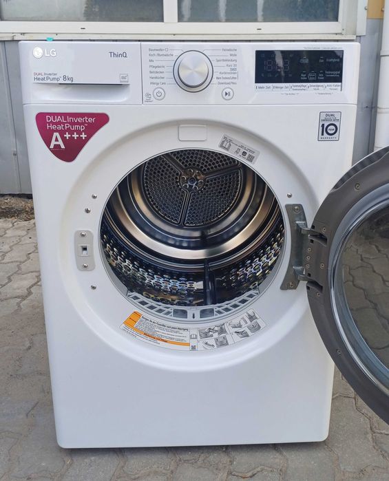 Сушарка сушильна машина для одягу LG RT80V9 Dual Inverter Heat Pump