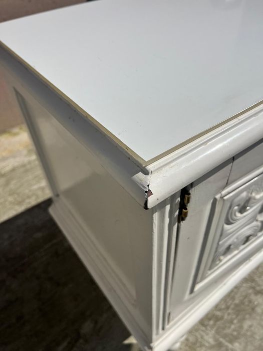 Móveis aparadores lacados branco