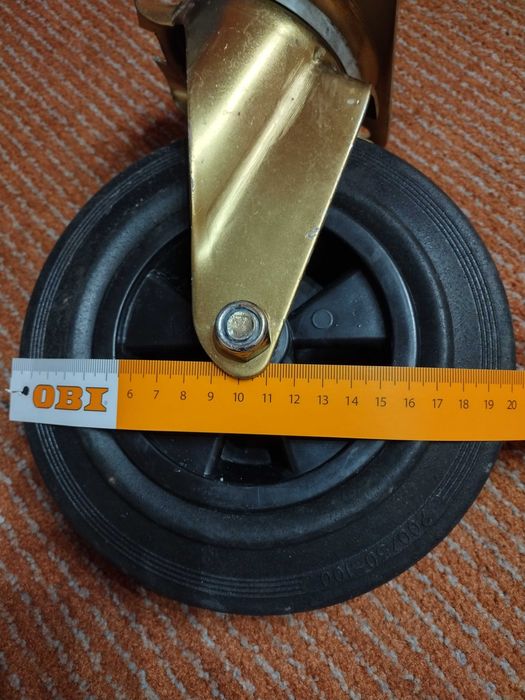 Duże koła transportowe, kółka koła obrotowe