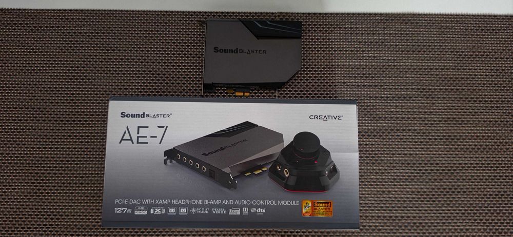 Karta dźwiękowa Creative Sound Blaster AE-7 PCI-E / DAC SABRE / BOX