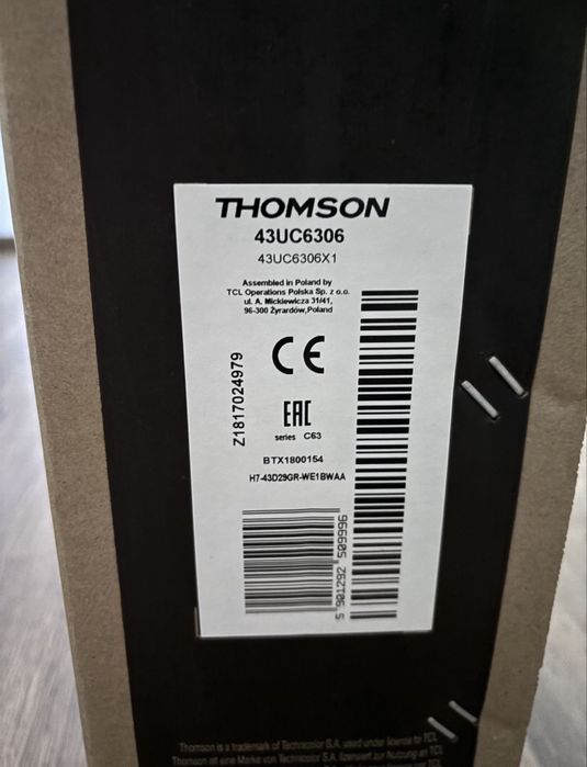 Telewizor Thomson 43 cale