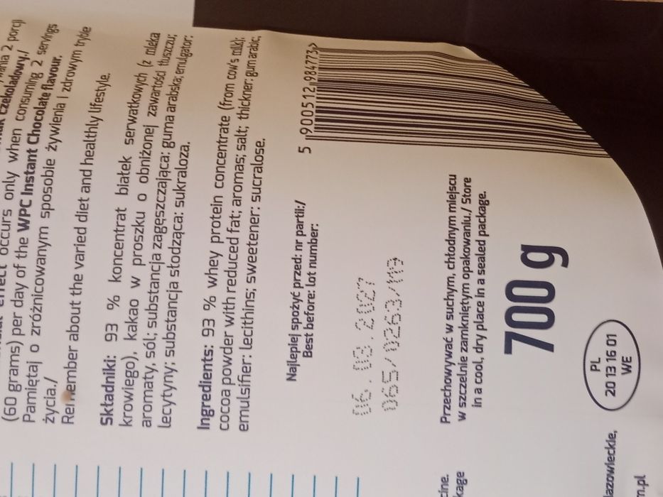 Odżywkla białkowa nowa