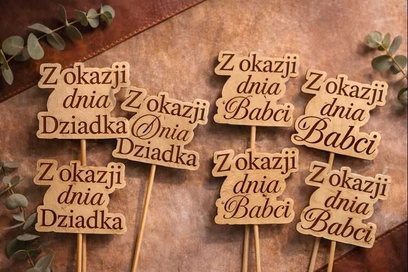 8x toper dla Babci / dla Dziadka mix