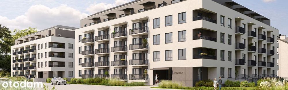 3-pokojowe mieszkanie 57m2 + balkon Bez Prowizji