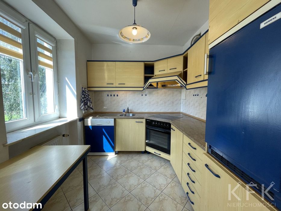Koniuchy, wysoki parter,blok z cegły, patio
