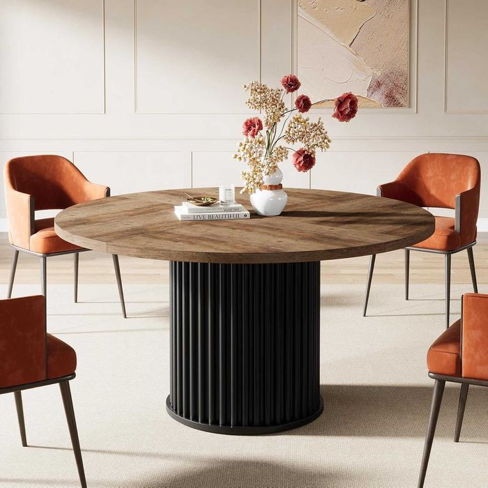 Mesa redonda 120cm nova