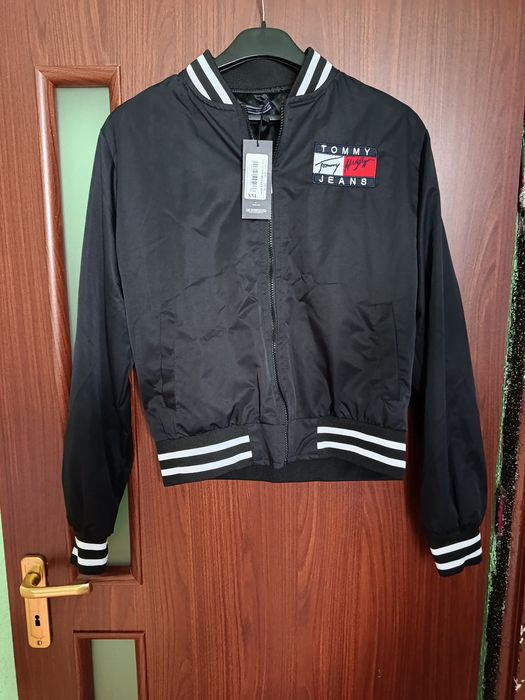 Kurtka Bomberka Tommy Hilfiger Jeans XXL Nowa z Metką Czarna