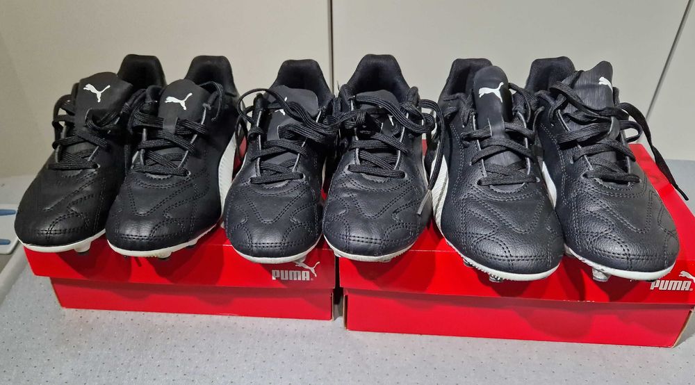 Chuteiras Puma Monarch II criança N 34