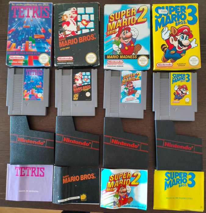 Nintendo NES Original + Super Mario (1, 2, 3) e Tetris - Pack Nostalgia Total!