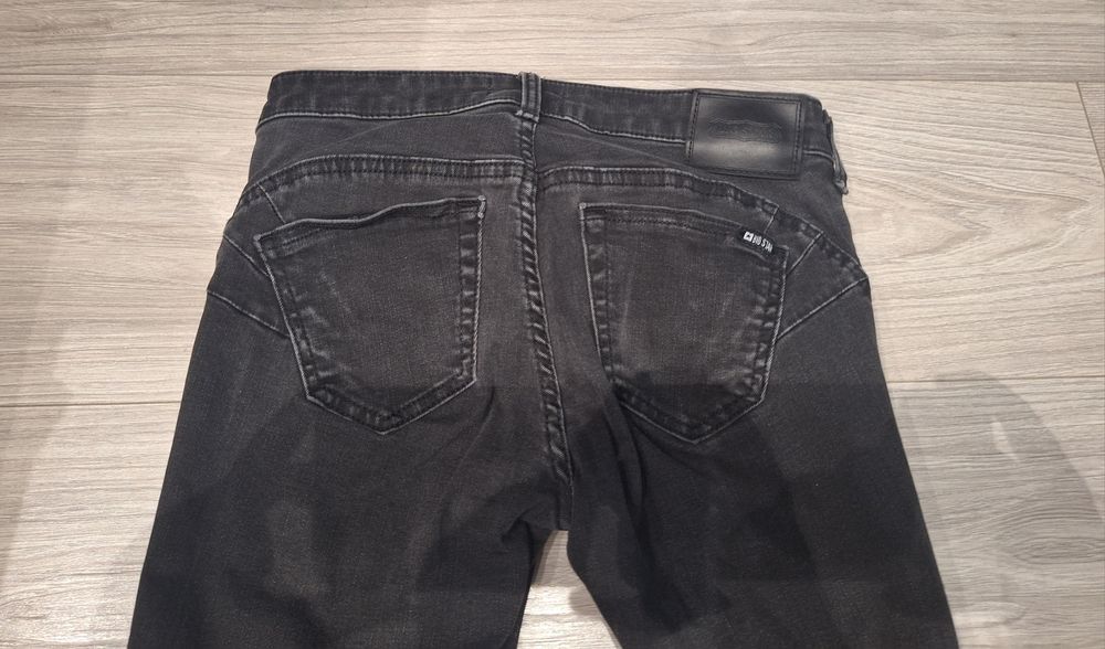 Spodnie jeansowe skinny czarne big star