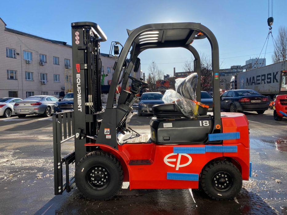 Новий вилочний навантажувач EP 18T8 1.8т/3м бок.зміщ 2025р гарантія 2р