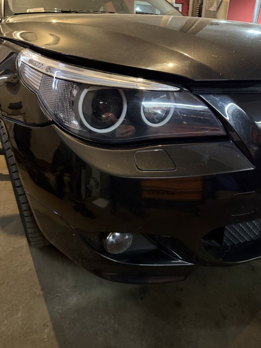 Lampy e60 e61 po regeneracji ringi led d1s