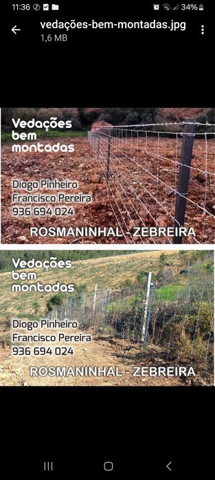 Vedações agricolas e indústrias